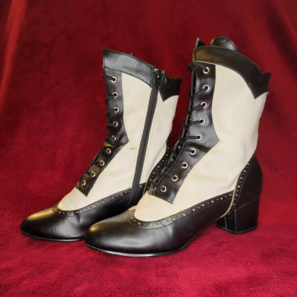 *USED* Funtasma Victorian Lace-up Booties